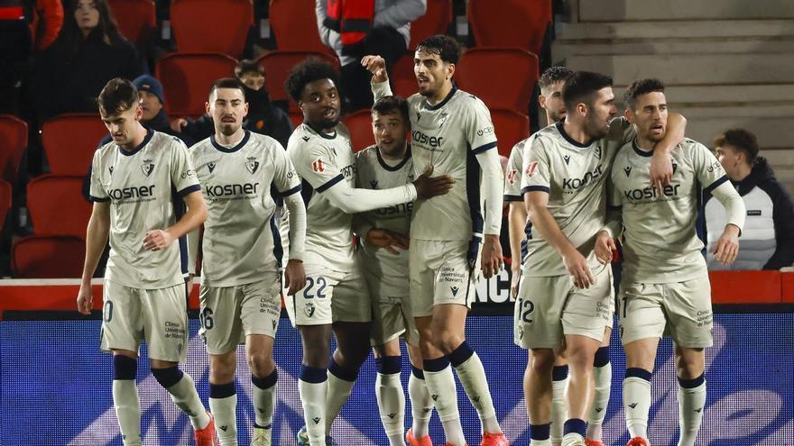 Osasuna, líder en empates