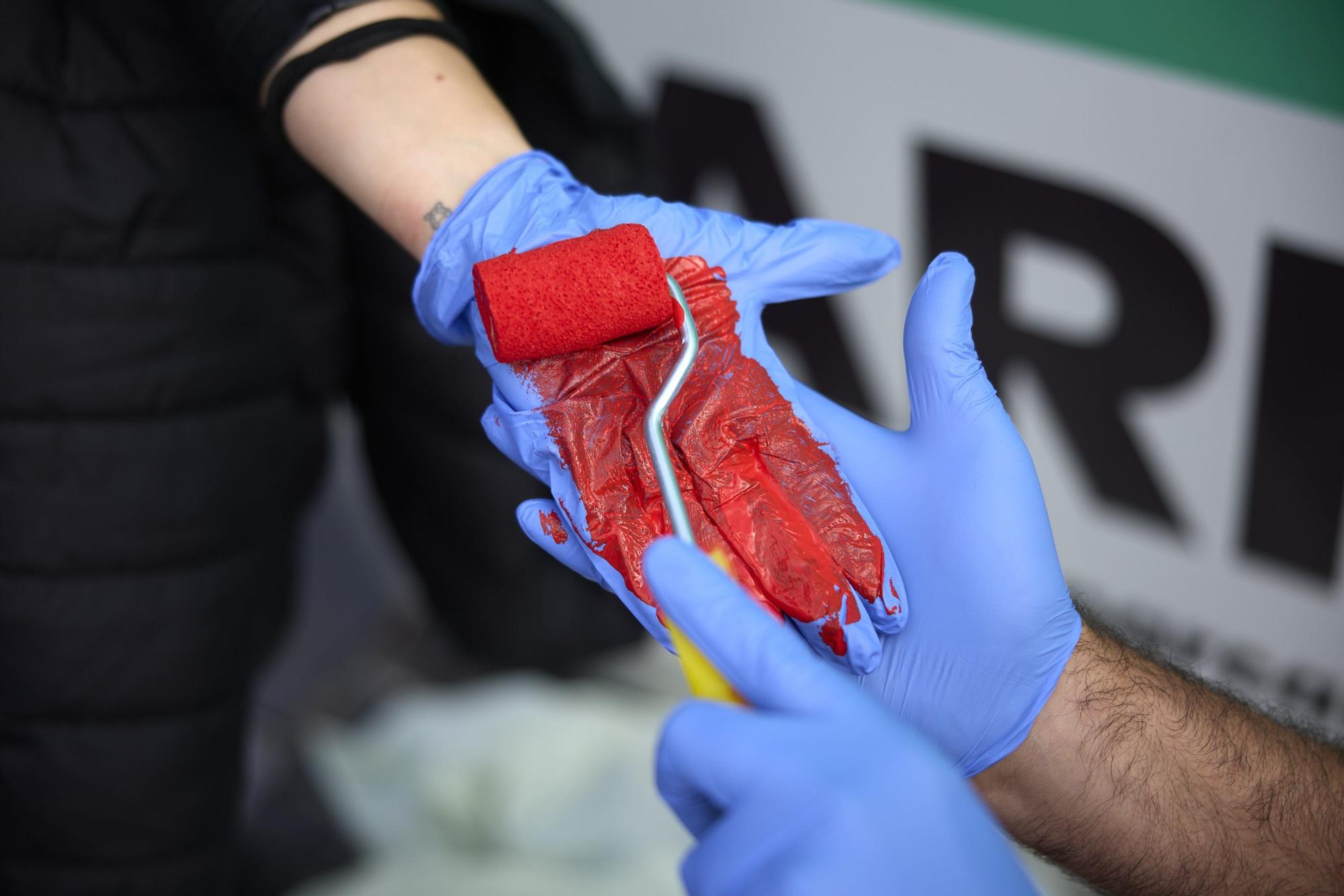 Concentración en el Complejo Hospitalario de Navarra en solidaridad con Palestina
