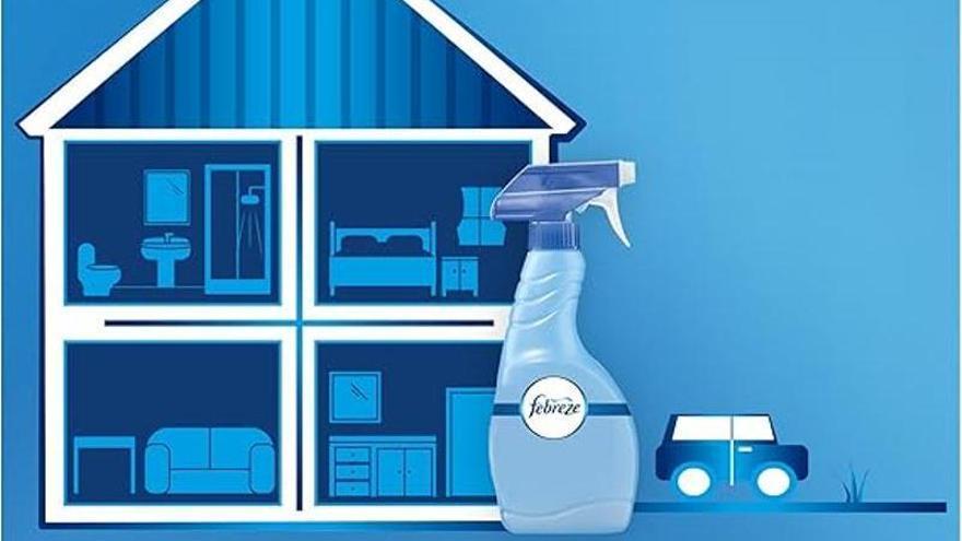 Vista del spray Febreze refrescante de tela de Amazon