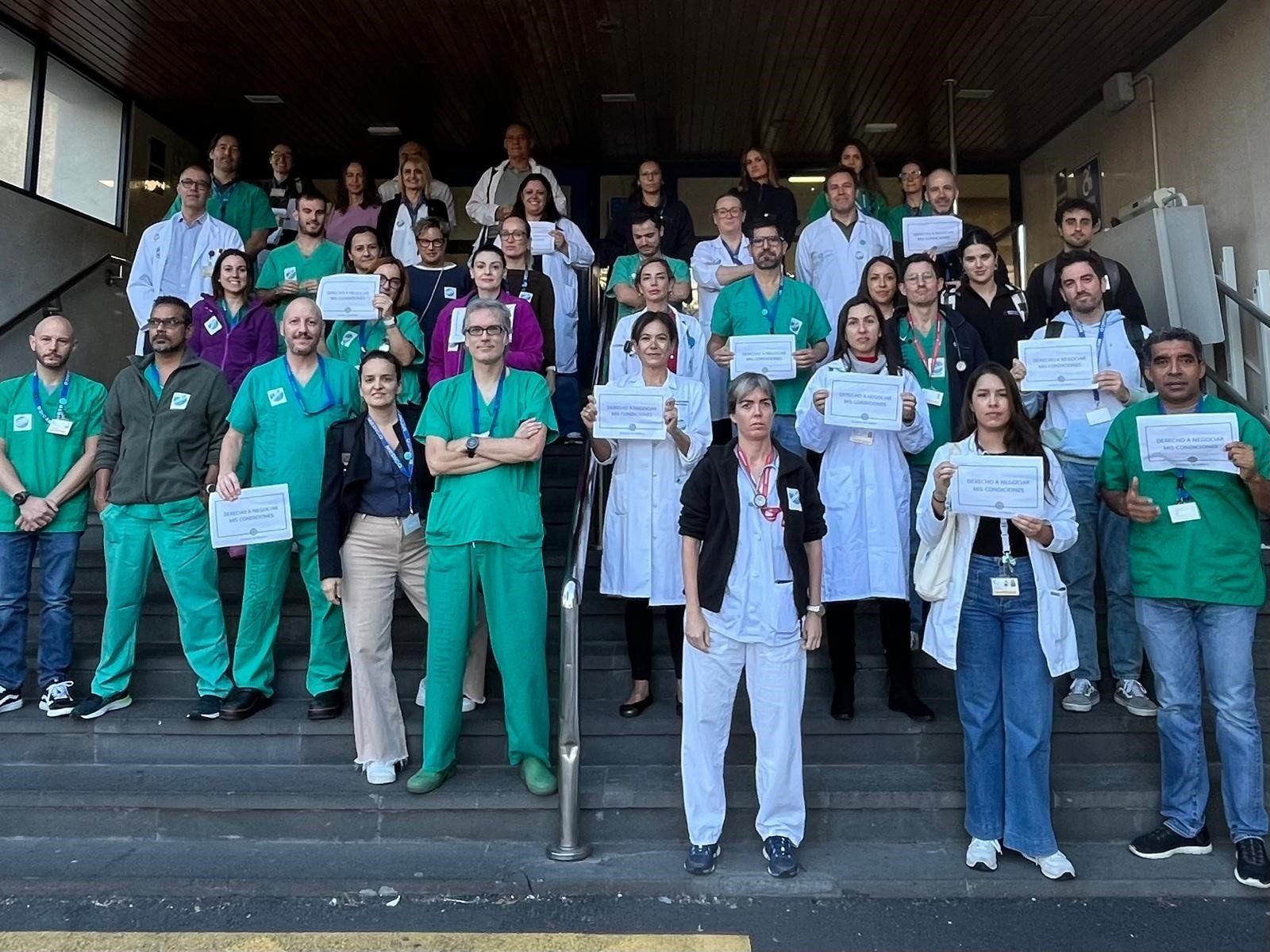 En imágenes: Los médicos mantienen el pulso con Sanidad en una nueva huelga contra el estatuto marco