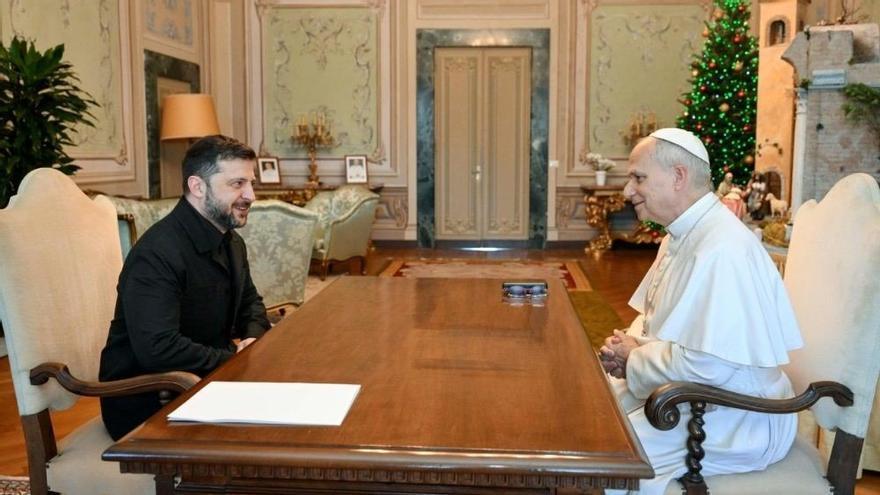 El Papa y Zelenski apelan a la paz en su segundo encuentro en cinco meses