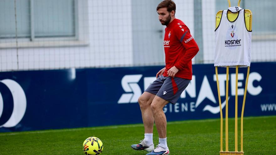 Moncayola se entrena en solitario a dos días de la visita a Elche