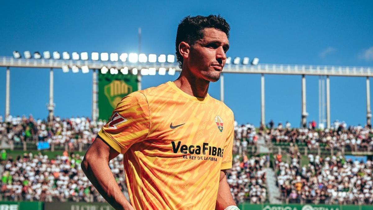 Matías Dituro, con el Elche.