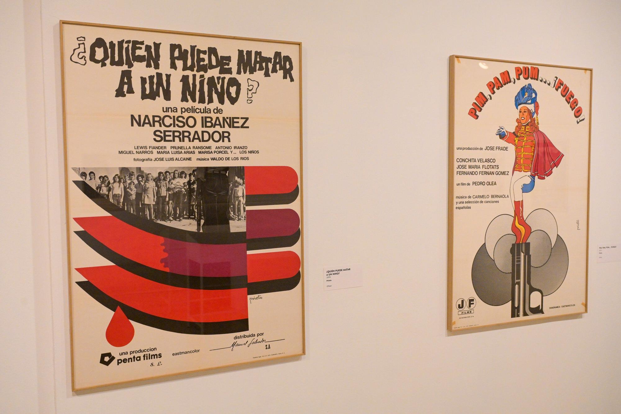 Una exposición en la sala Ondare reúne 49 carteles de películas icónicas proyectadas en la villa