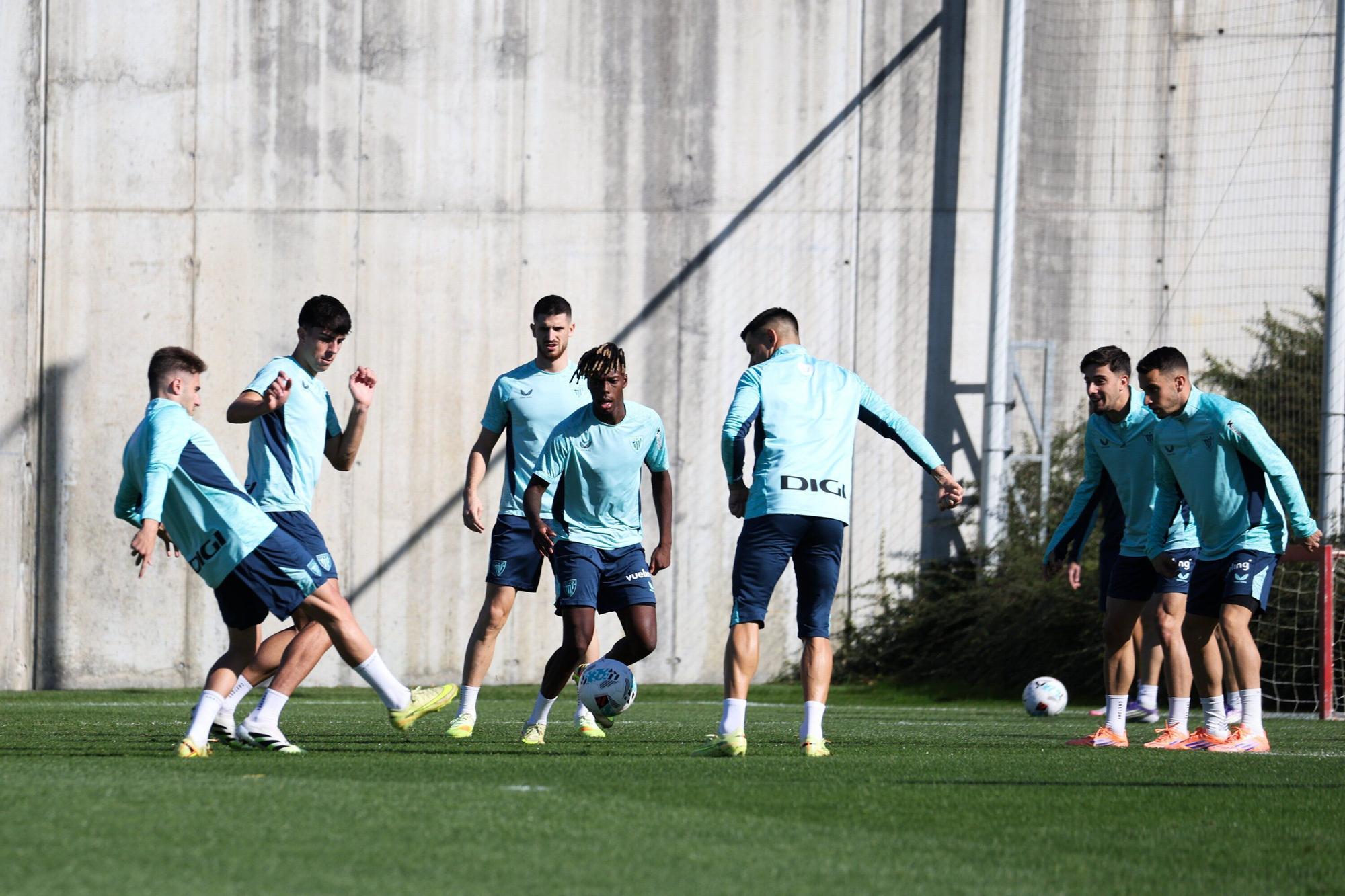 Entrenamiento del Athletic en Lezama