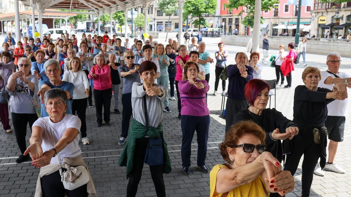 Fin de curso del programa de Salud para Personas Mayores del Ayuntamiento de Bilbao.