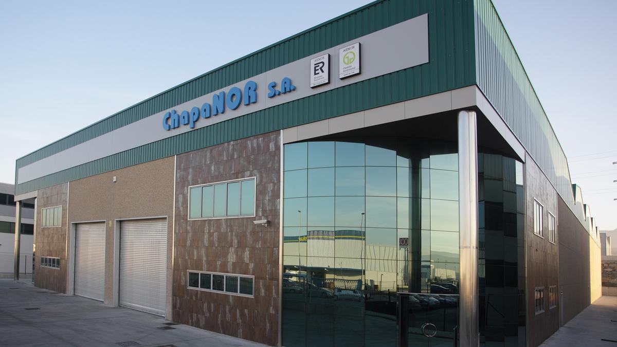 La empresa alavesa Chapanor, ubicada en el polígono de Jundiz de Vitoria.