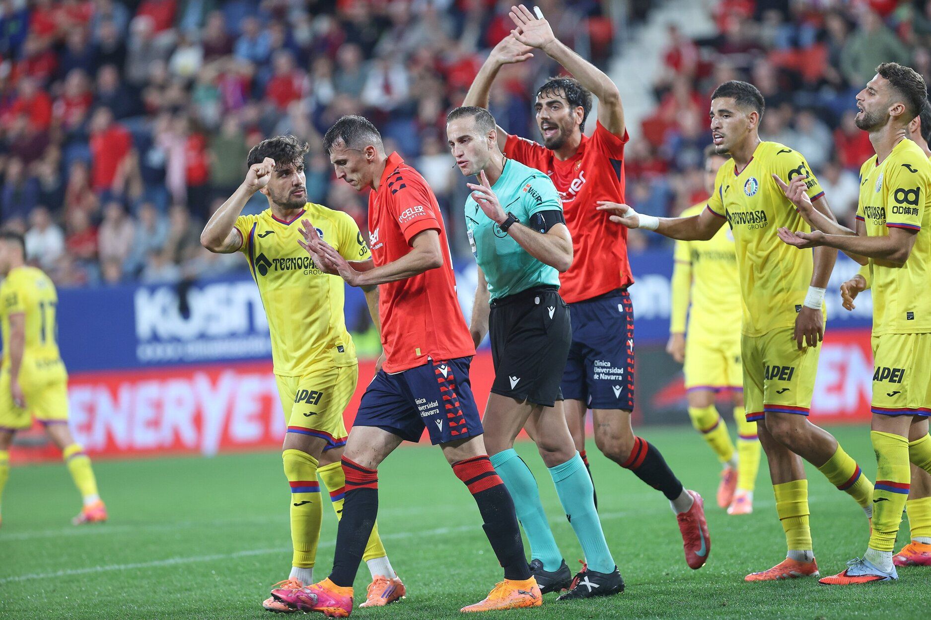 Fotos del Osasuna-Getafe en El Sadar