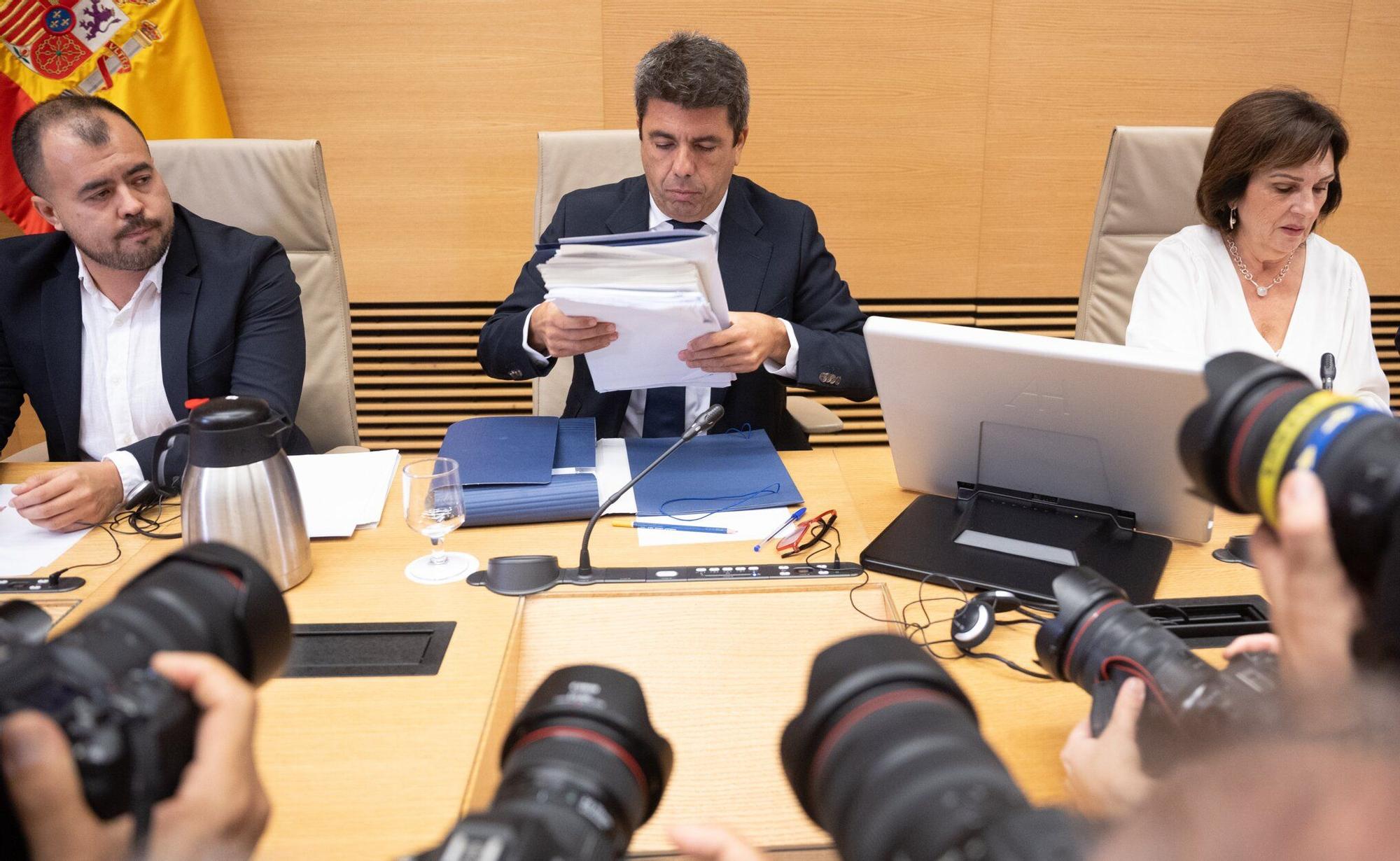 Mazón, ante la comisión de investigación del Congreso por la gestión de la Dana