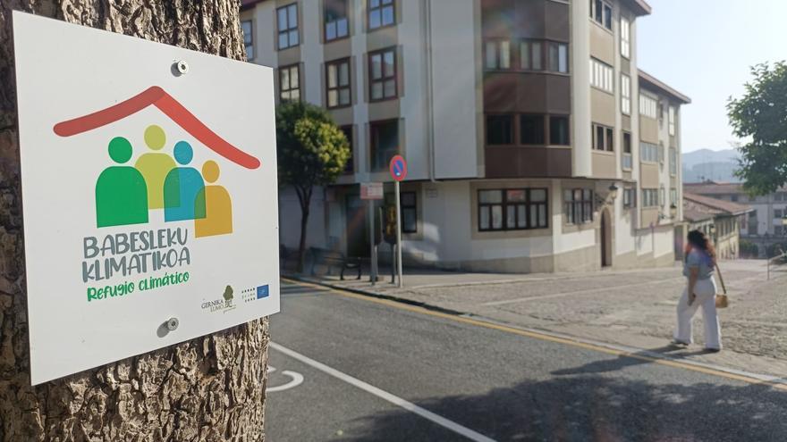 Gernika-Lumo culmina la red de 46 refugios climáticos para proteger a la ciudadanía del calor extremo