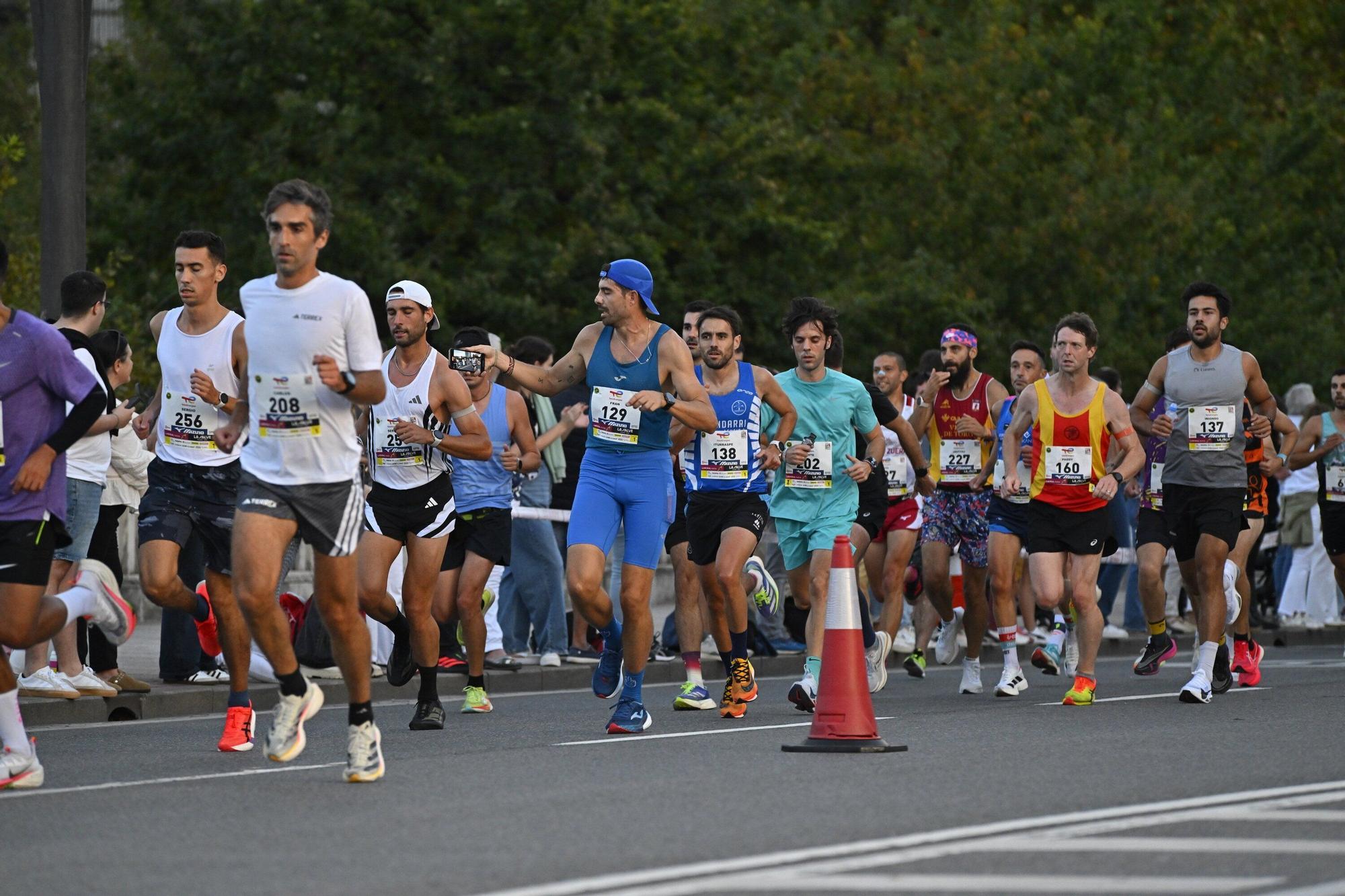 El Bilbao Night Marathon, en imágenes
