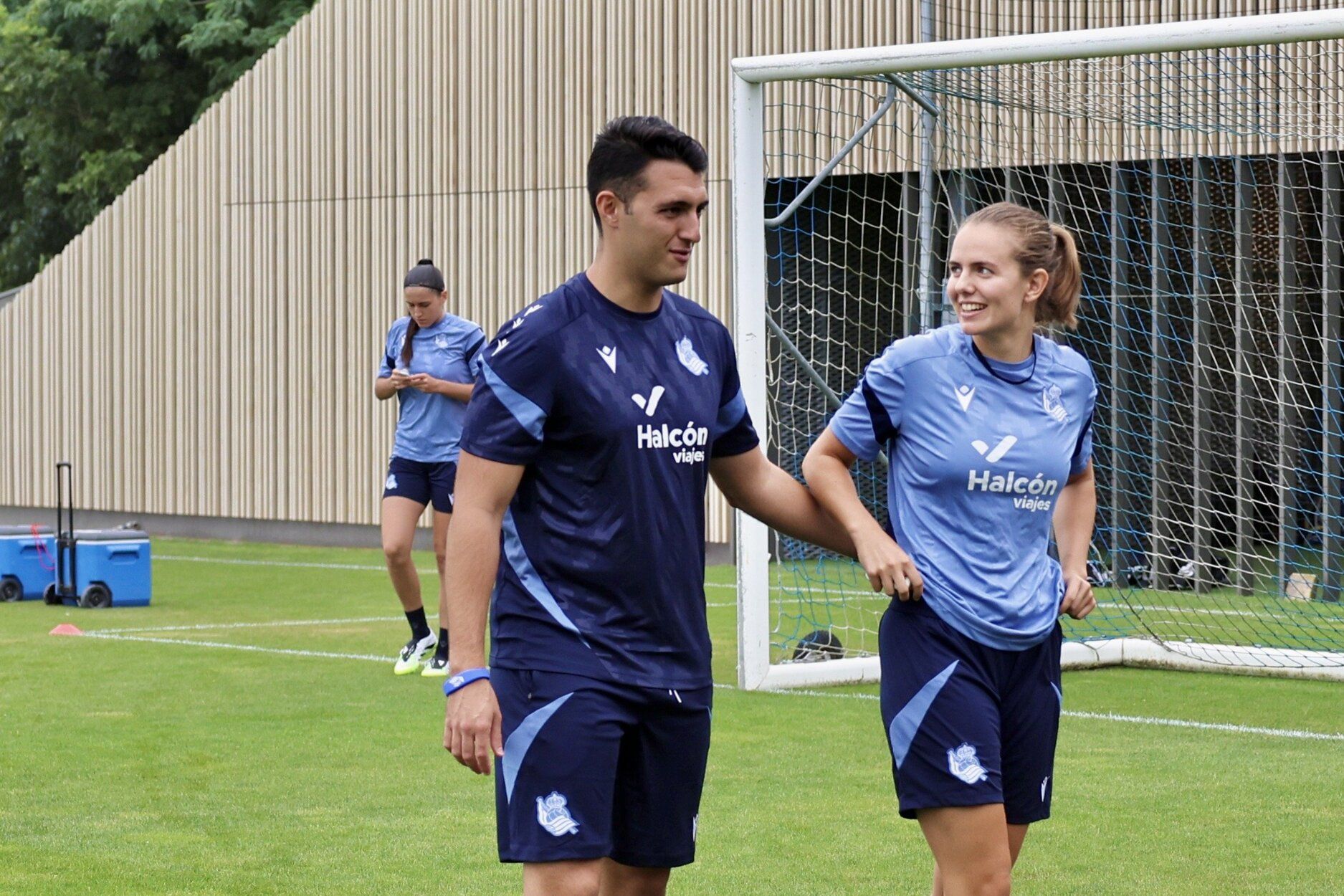 Primer entrenamiento de la Real femenino