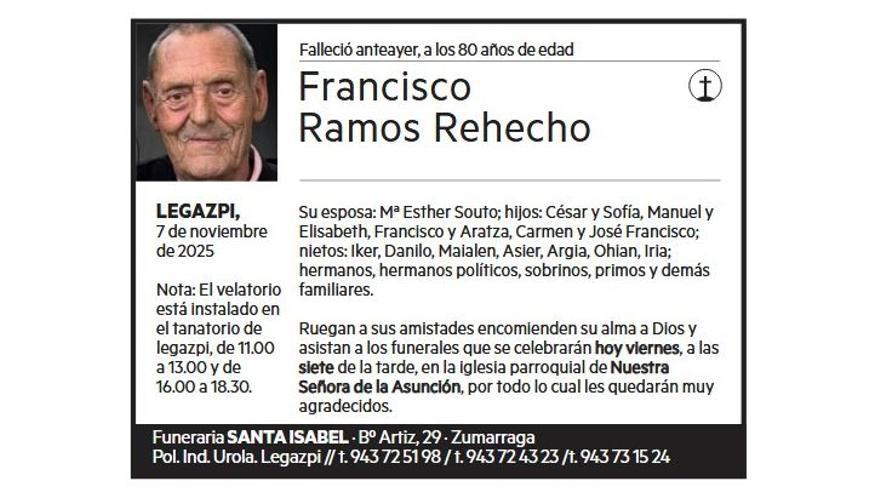 FRANCISCO RAMOS REHECHO