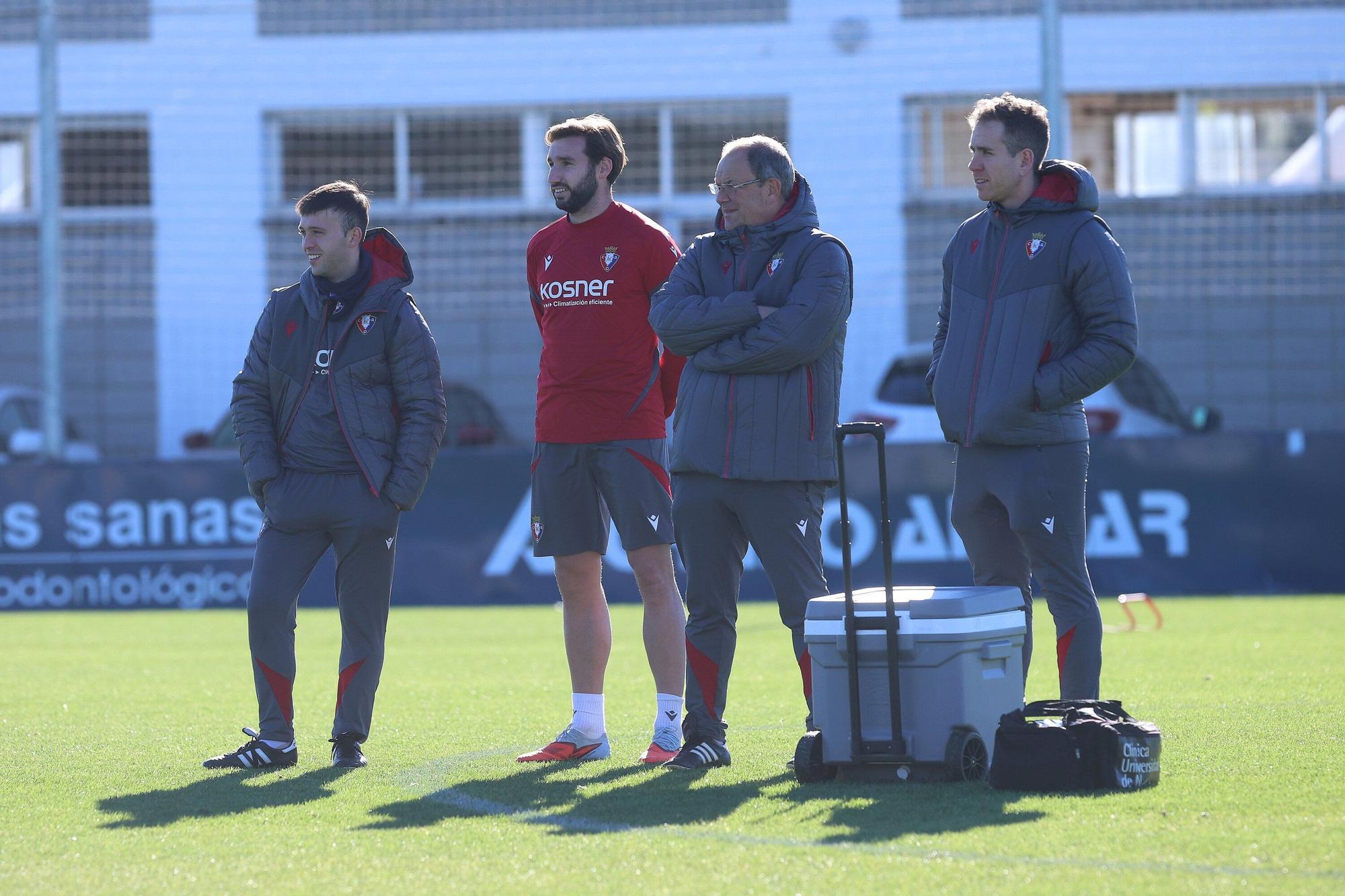 Fotos del entrenamiento de Osasuna de este jueves 27 de noviembre