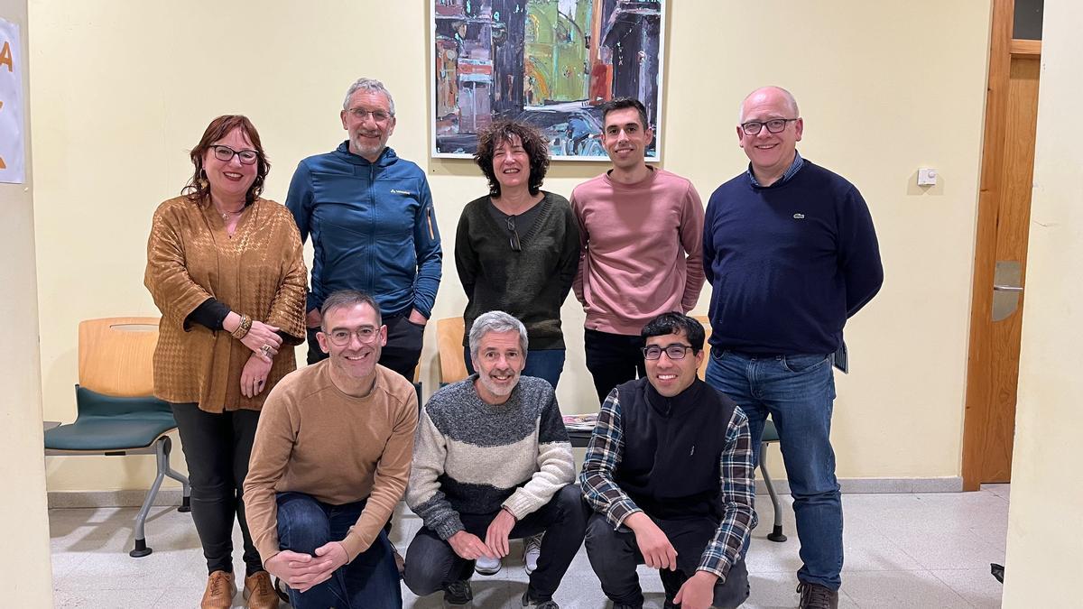 Zutunik: Miren Agur Meabe, Jose P. de la Torre ‘Purru’, Maite Garamendi, Ibon Noya eta Iñaki Goiogana; makurtuta: Antton De La Lama, Aitor Iturbe eta Koldo Carranza, Ondare Batzordeko kideak.