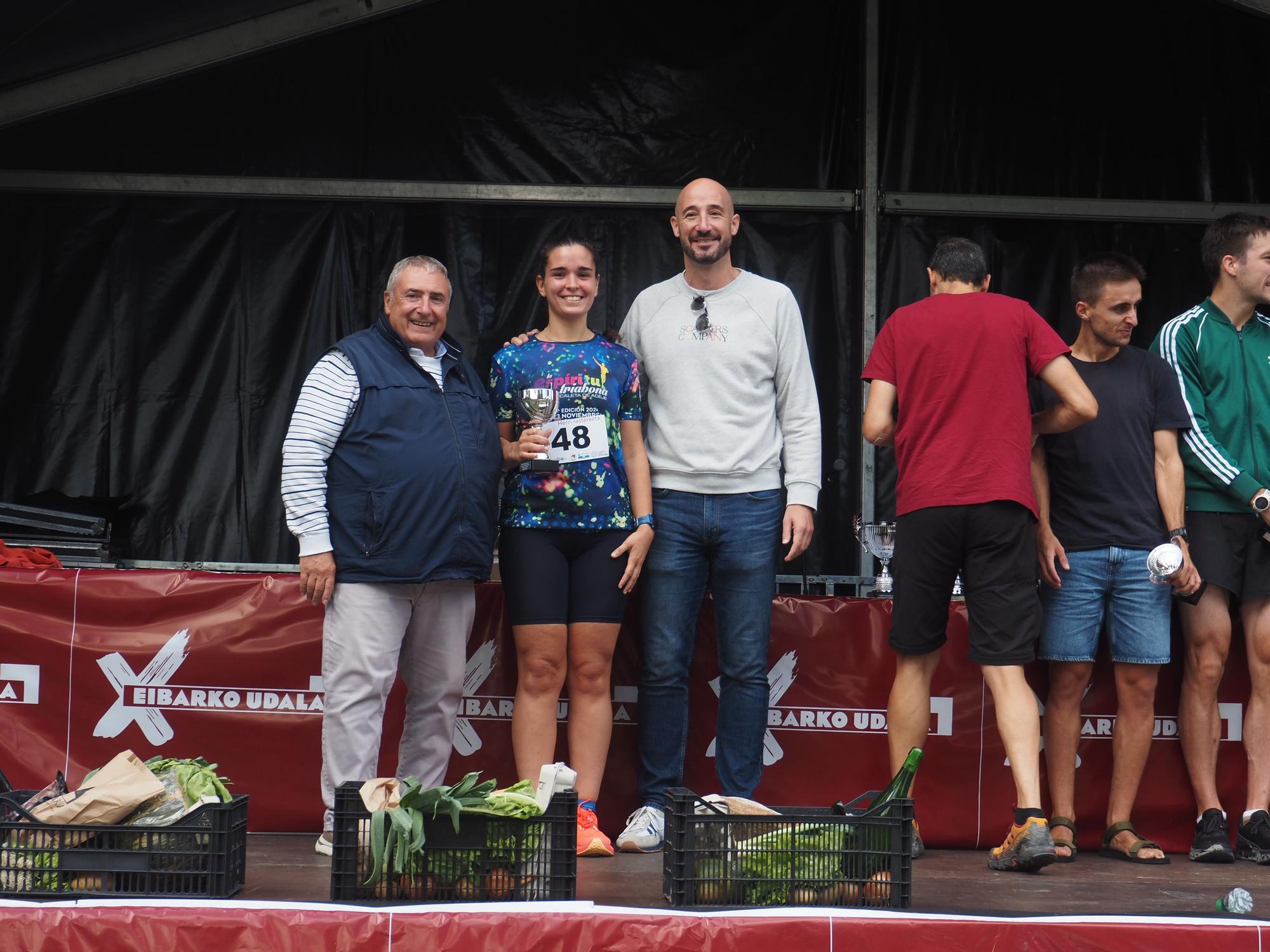 Pello Osoro y Patri Amundarain, los más rápidos en la dura ascensión de Eibar a Arrate