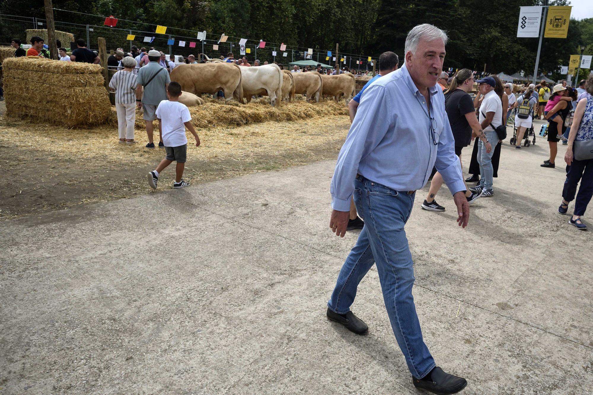 Fotos de la feria de ganado autóctono este sábado en Pamplona