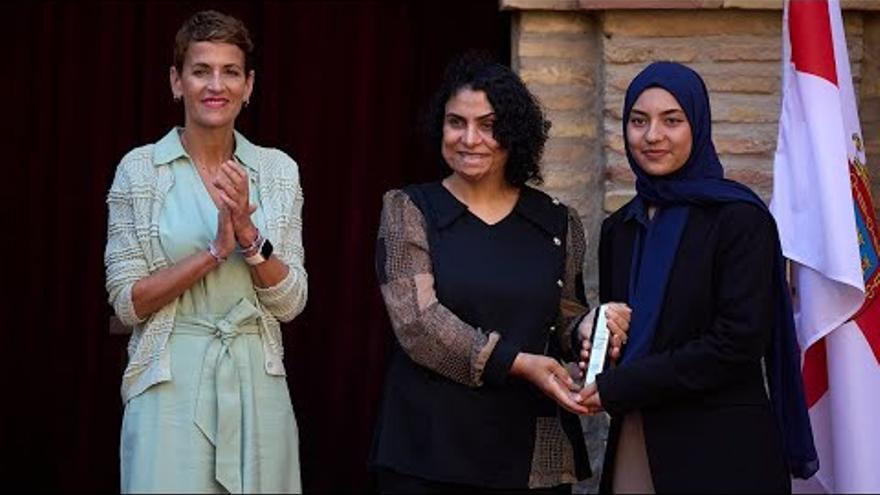 Navarra reconoce a Nadia Ghulam y Zuhal Sherzad por su labor con las mujeres afganas