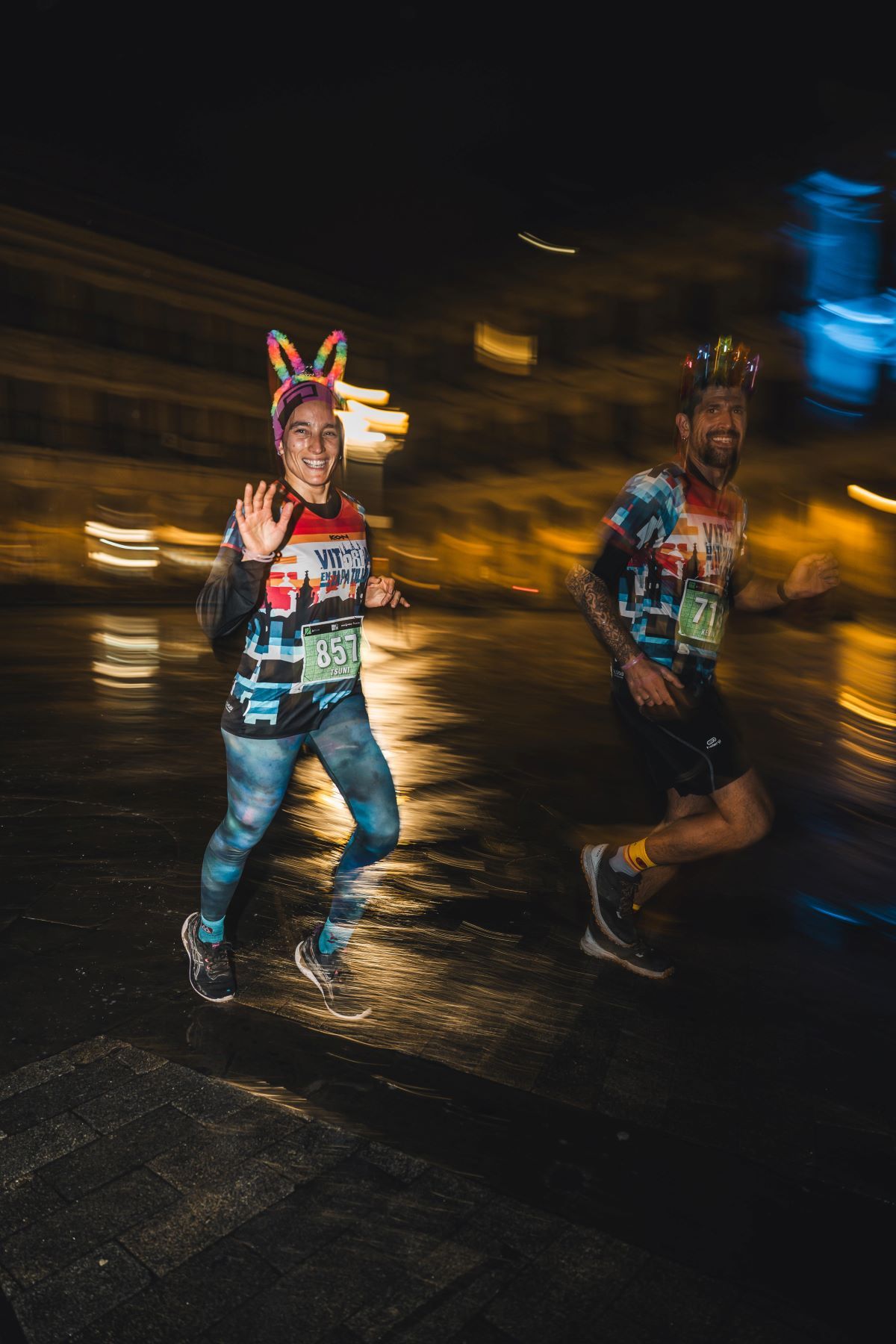 Las mejores imáganes de la Giroa Veolia Vitoria Night Run