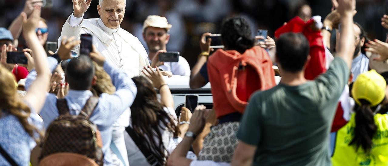 El papa León XIV despide el Jubileo de la Juventud