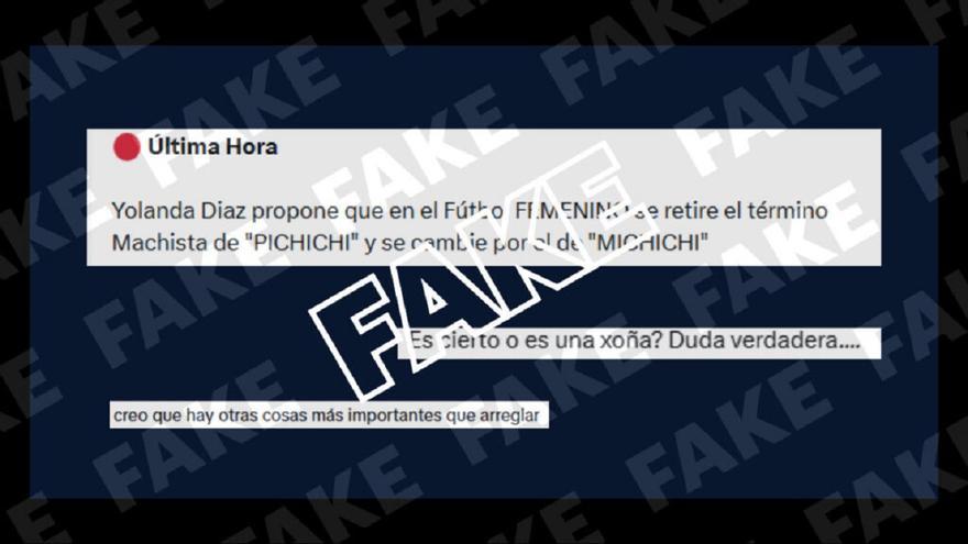 ¿La ministra Yolanda Díaz ha propuesto que el premio a la goleadora de la Liga se llame el Michichi?