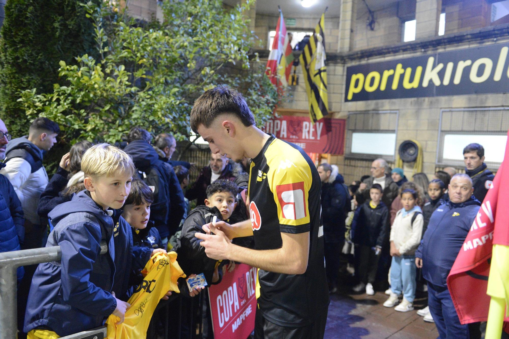 El Portugalete-Alavés, en imágenes