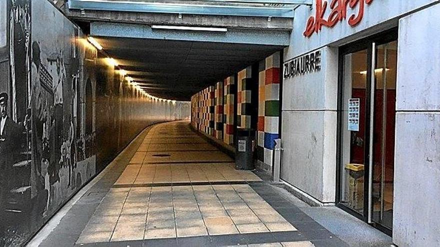 Tratamiento antideslizante en puntos de Azkoitia