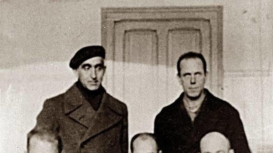 Históricos del PNV en Santoña y texo de &#039;Espetxean&#039; del aberri eguna