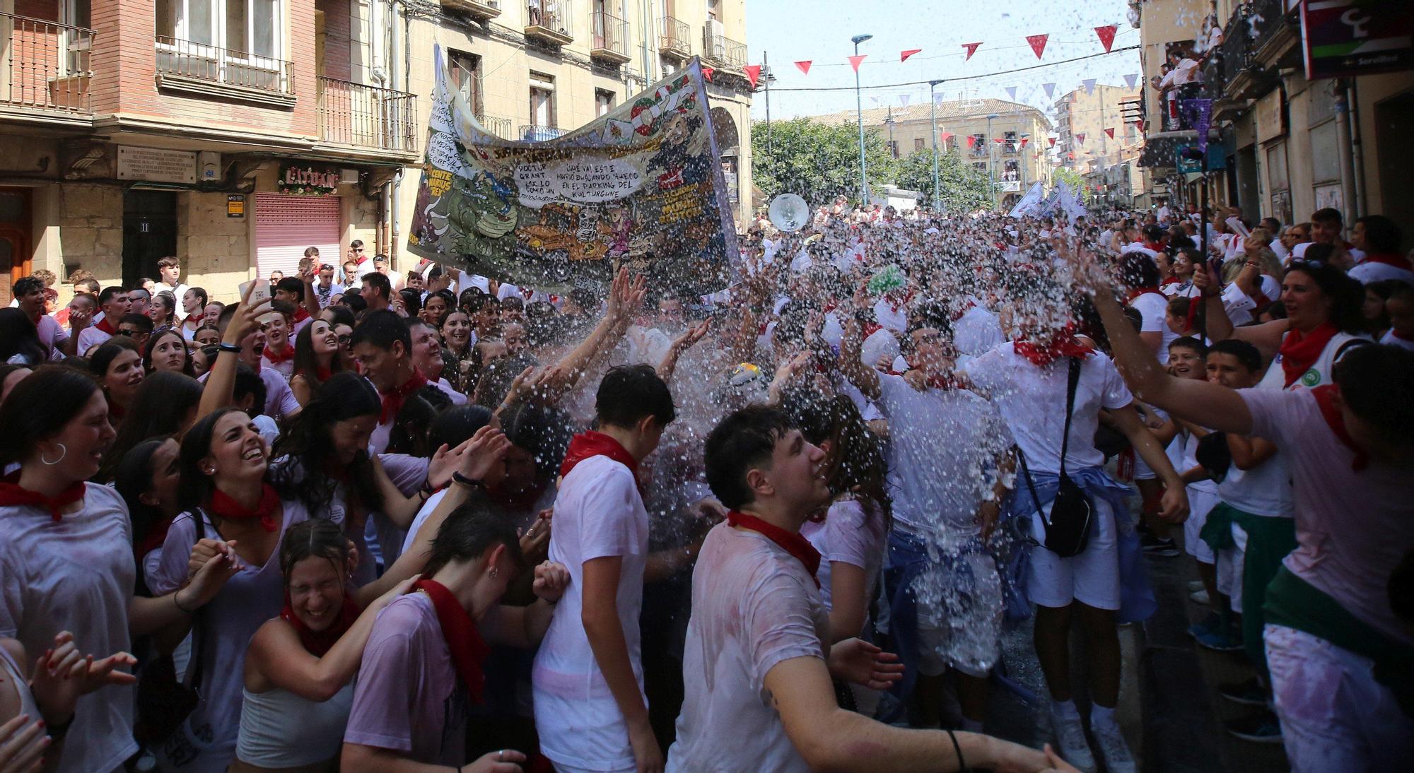 Fotos del chupinazo de Tafalla
