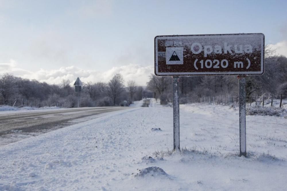 Nieve en Álava