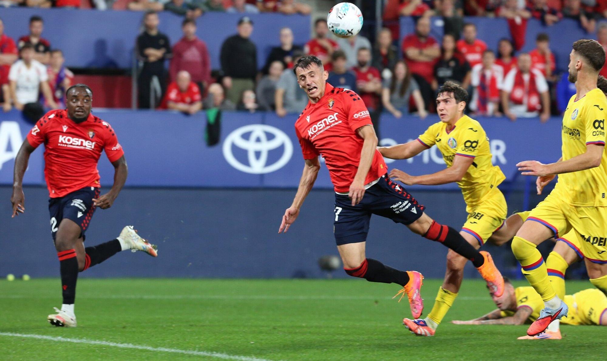Fotos del Osasuna-Getafe en El Sadar