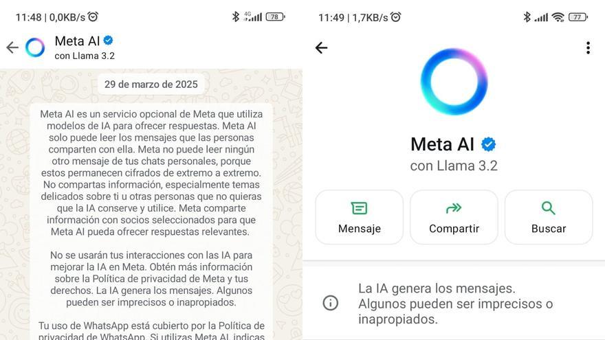 Bruselas amenaza a Meta con medidas si impide la competencia en la IA de WhatsApp