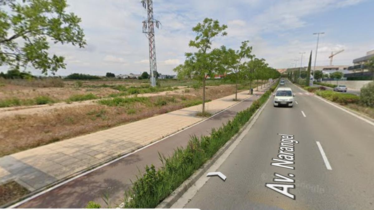 Imagen del solar donde se ubicará el futuro recinto ferial para las ferias en fiestas de Santa Ana