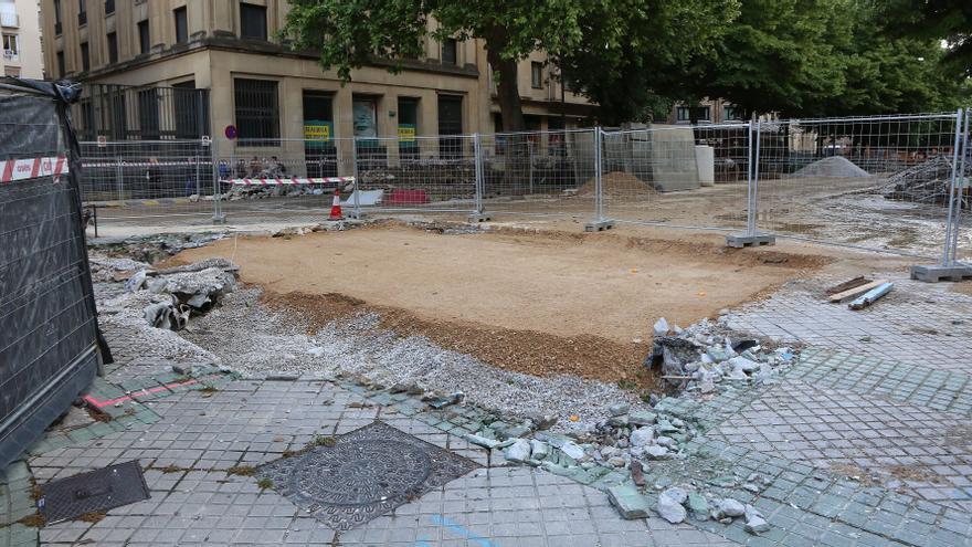 Los baños del paseo de Sarasate ya son historia