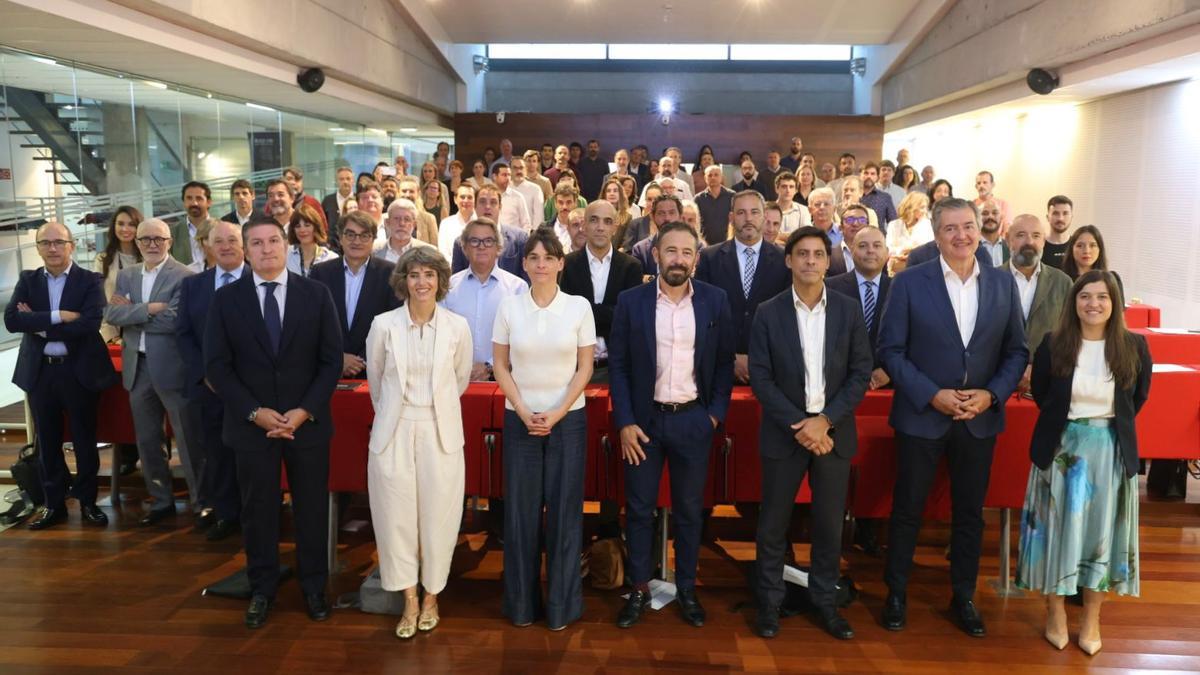 La vicepresidenta Alfaro en la jornada celebrada en Donostia.