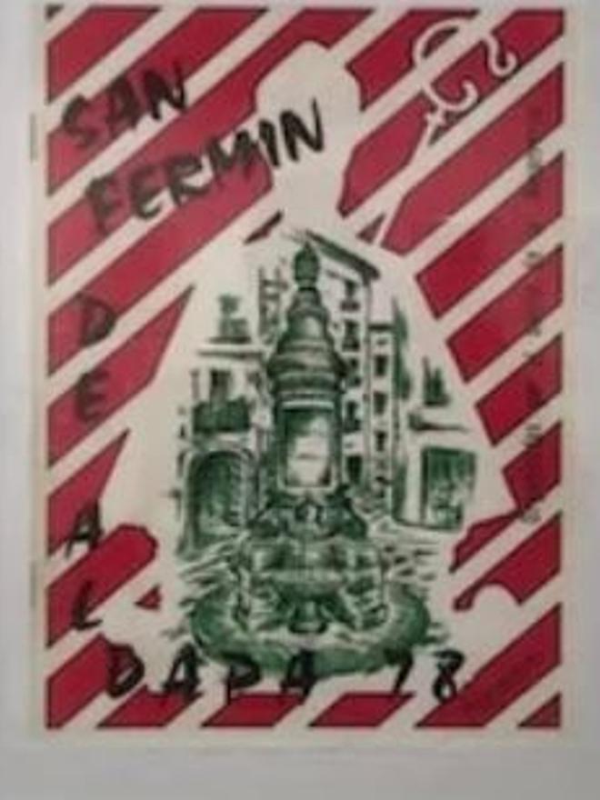 Recorrido histórico por los carteles de San Fermín Txikito