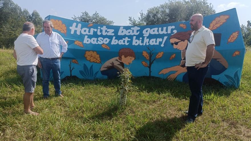 KZN da color a “Un niño, un árbol” con un mural en Trama