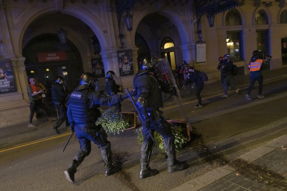 Disturbios en Barcelona