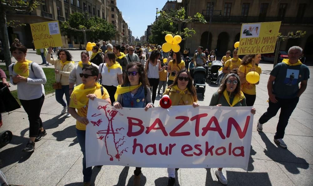 Manifestación de la Plataforma 0-3 de Navarra