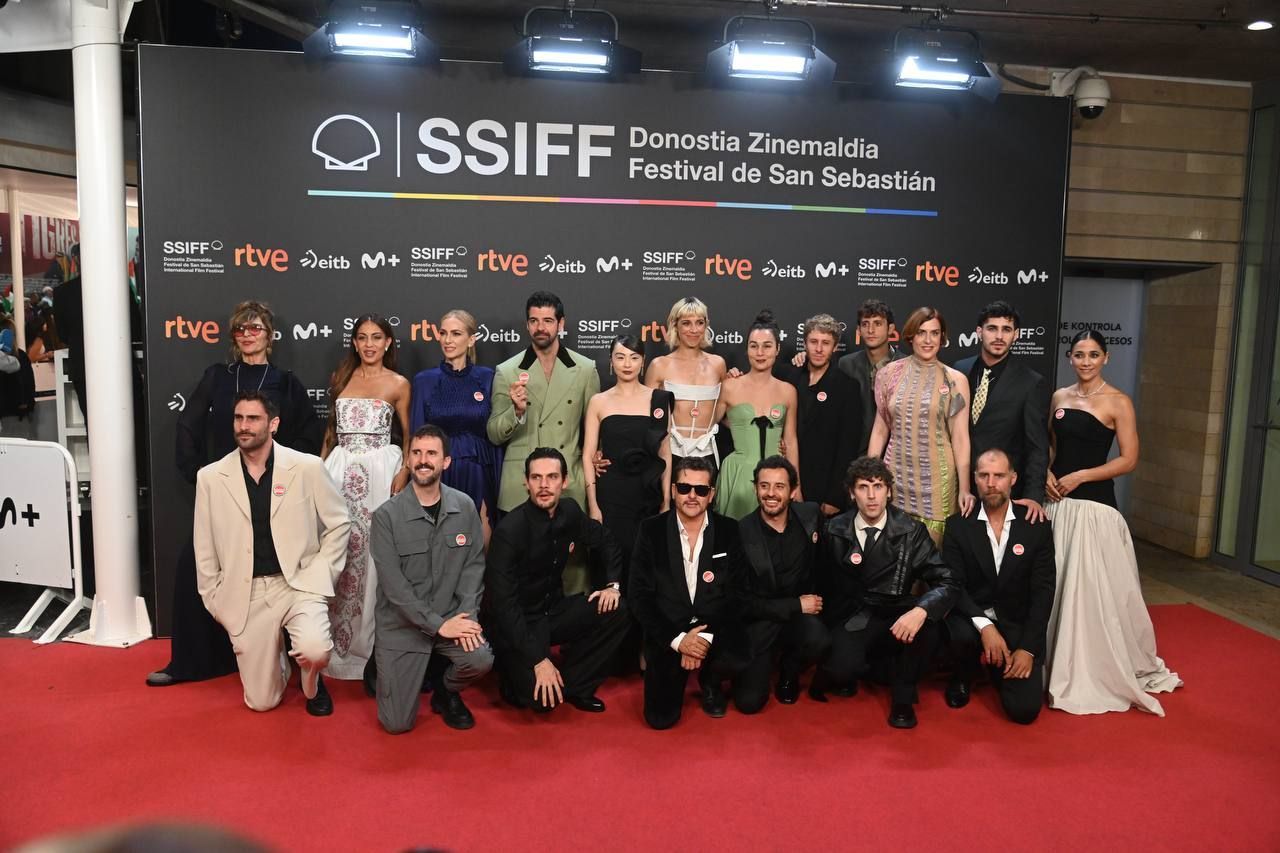 Alfombra roja de la gala de clausura del Zinemaldia