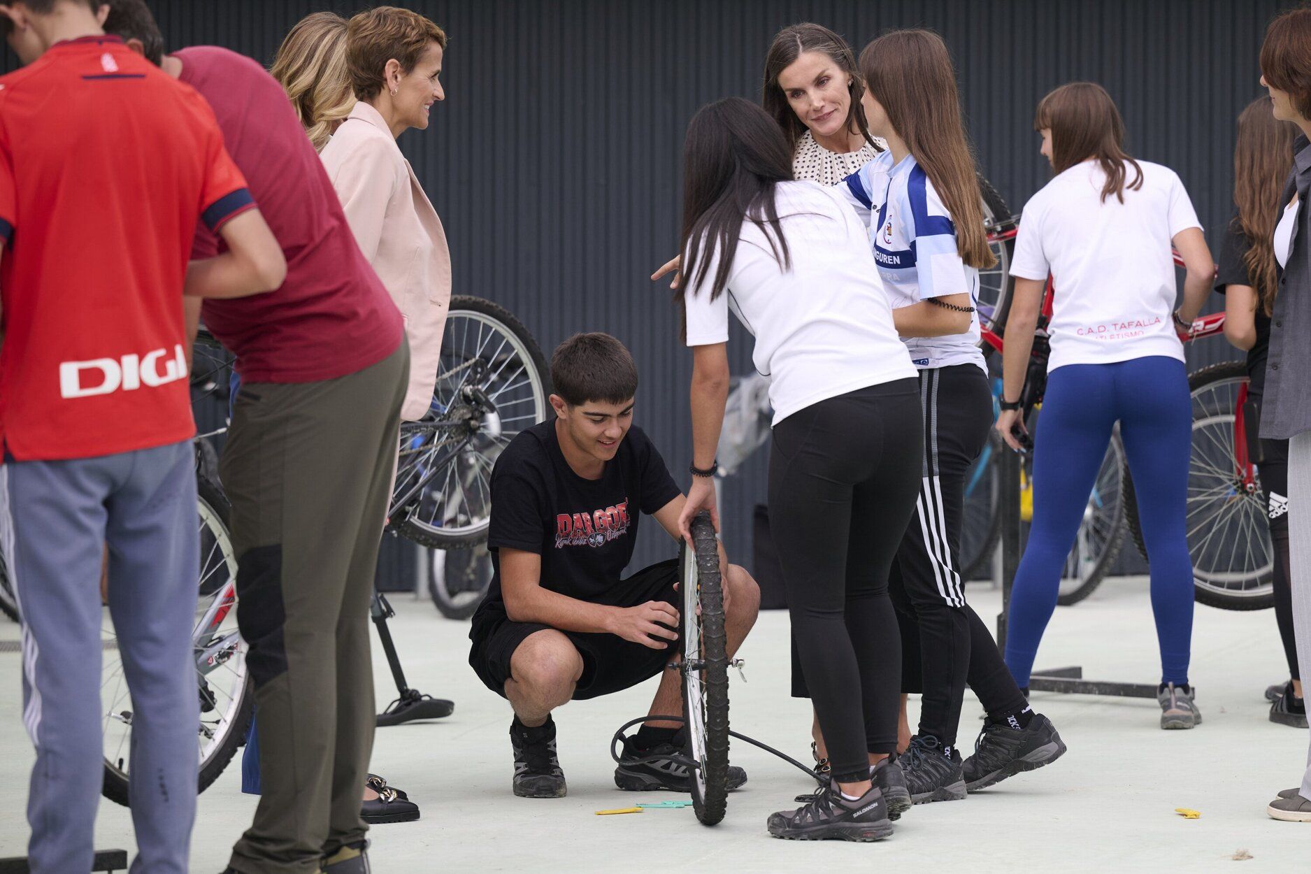 Fotos de la visita de la reina Letizia al CIP FP Lumbier IIP