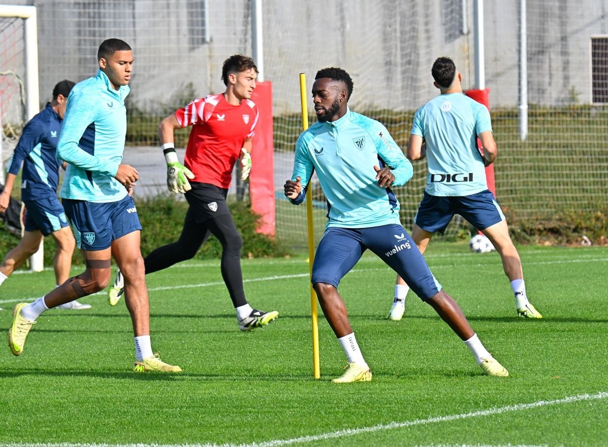 Entrenamiento del Athletic en Lezama