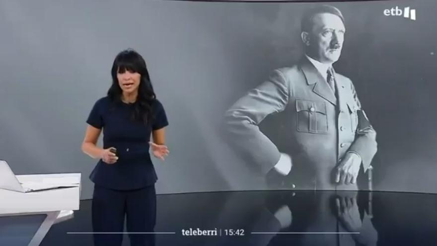 El ataque de risa de África Baeta en el &#039;Teleberri&#039; hablando sobre Hitler