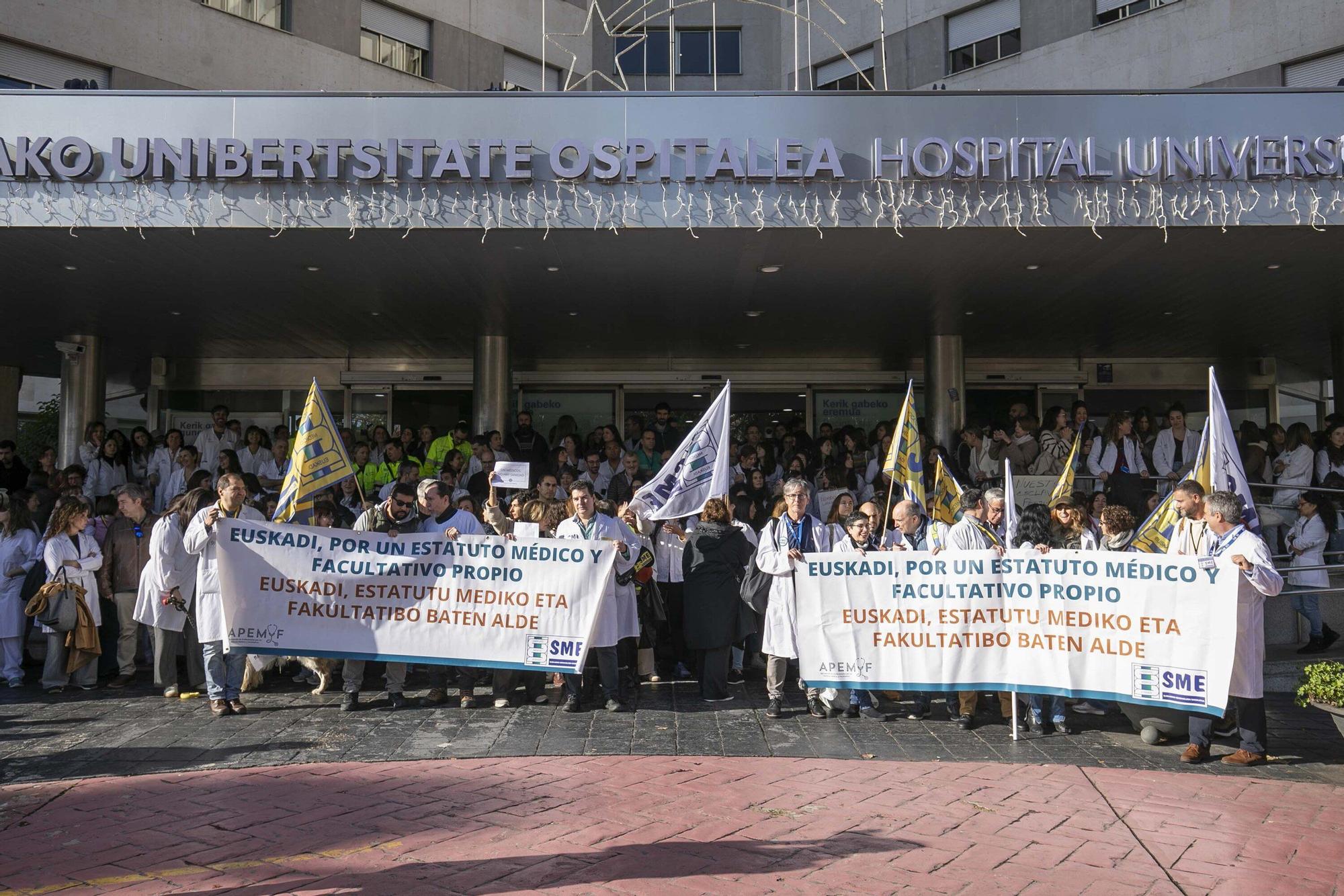 Los médicos de Gasteiz se movilizan por un Estatuto propio