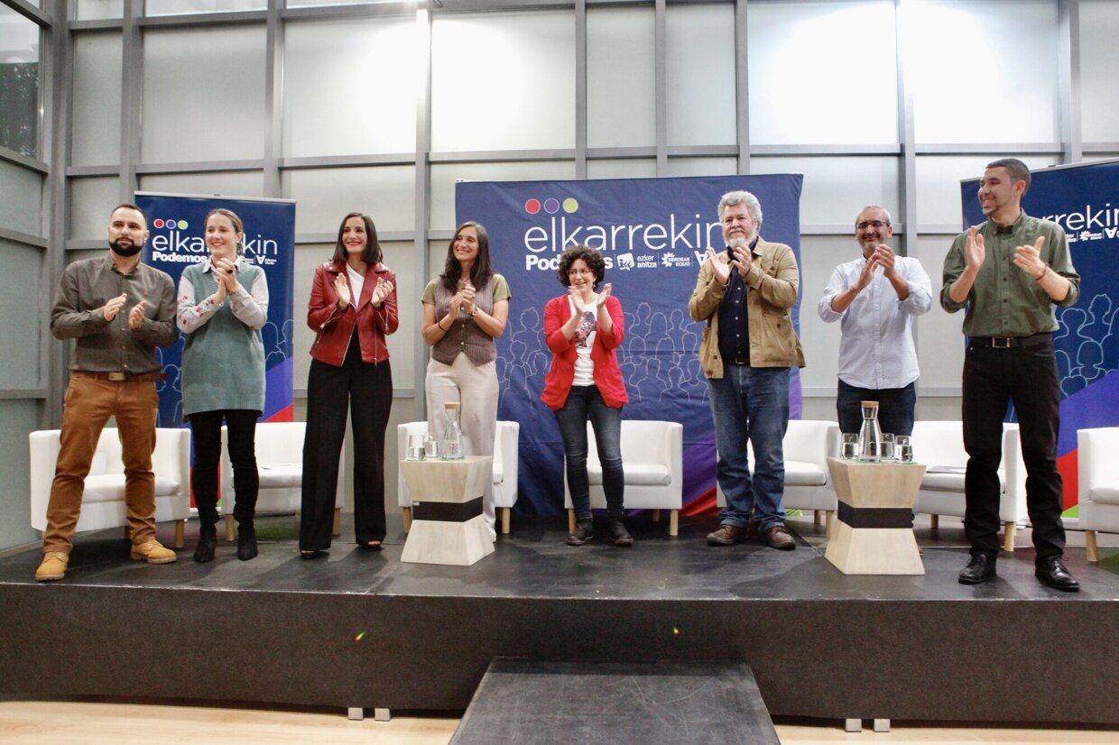 En imágenes: arranca la campaña en Vitoria