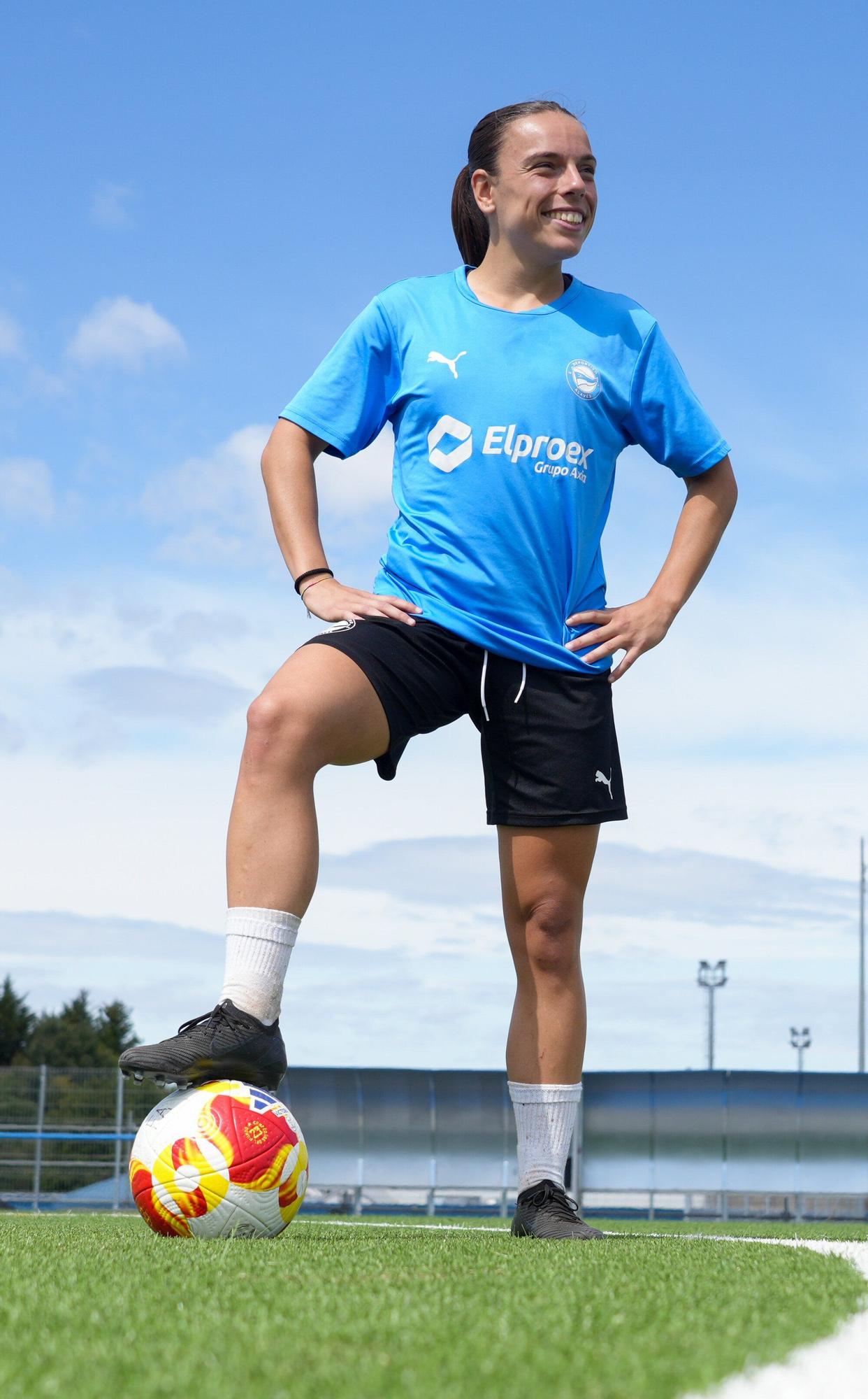 Carmen Sobrón, jugadora del Deportivo Alavés