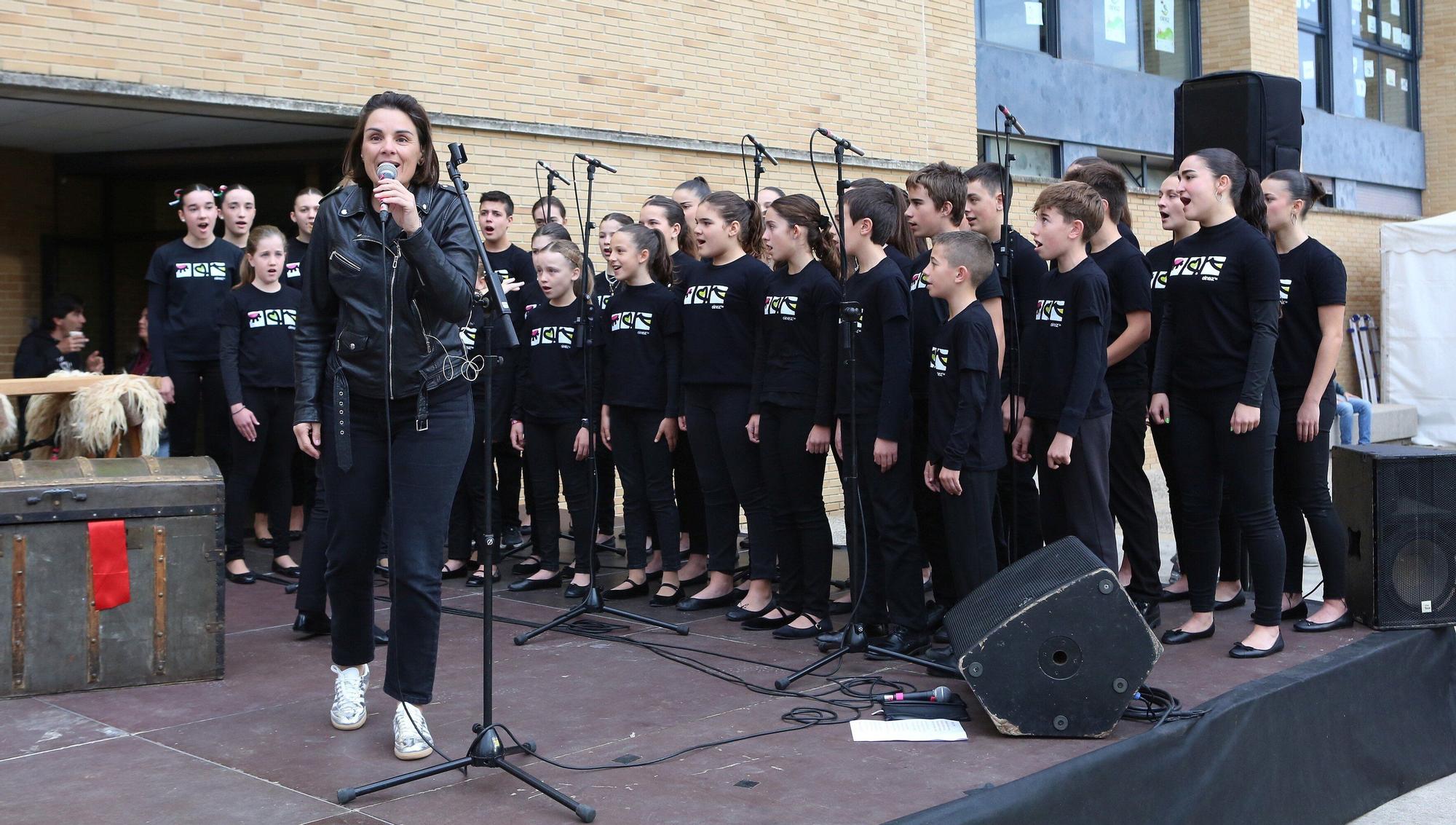 Fotos: Nafarroa Oinez 2025 en la ikastola Paz de Ziganda de Villava - Atarrabia