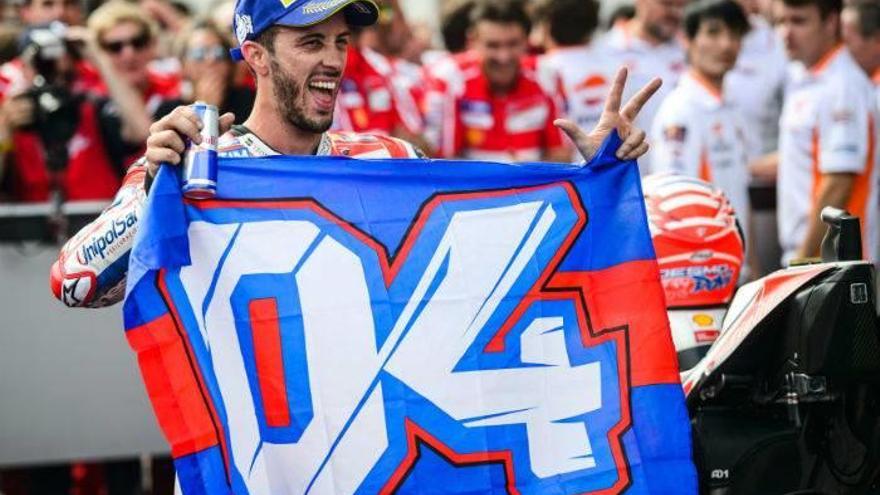 Andrea Dovizioso mantiene la hegemonía de Ducati a pesar de Marc Márquez