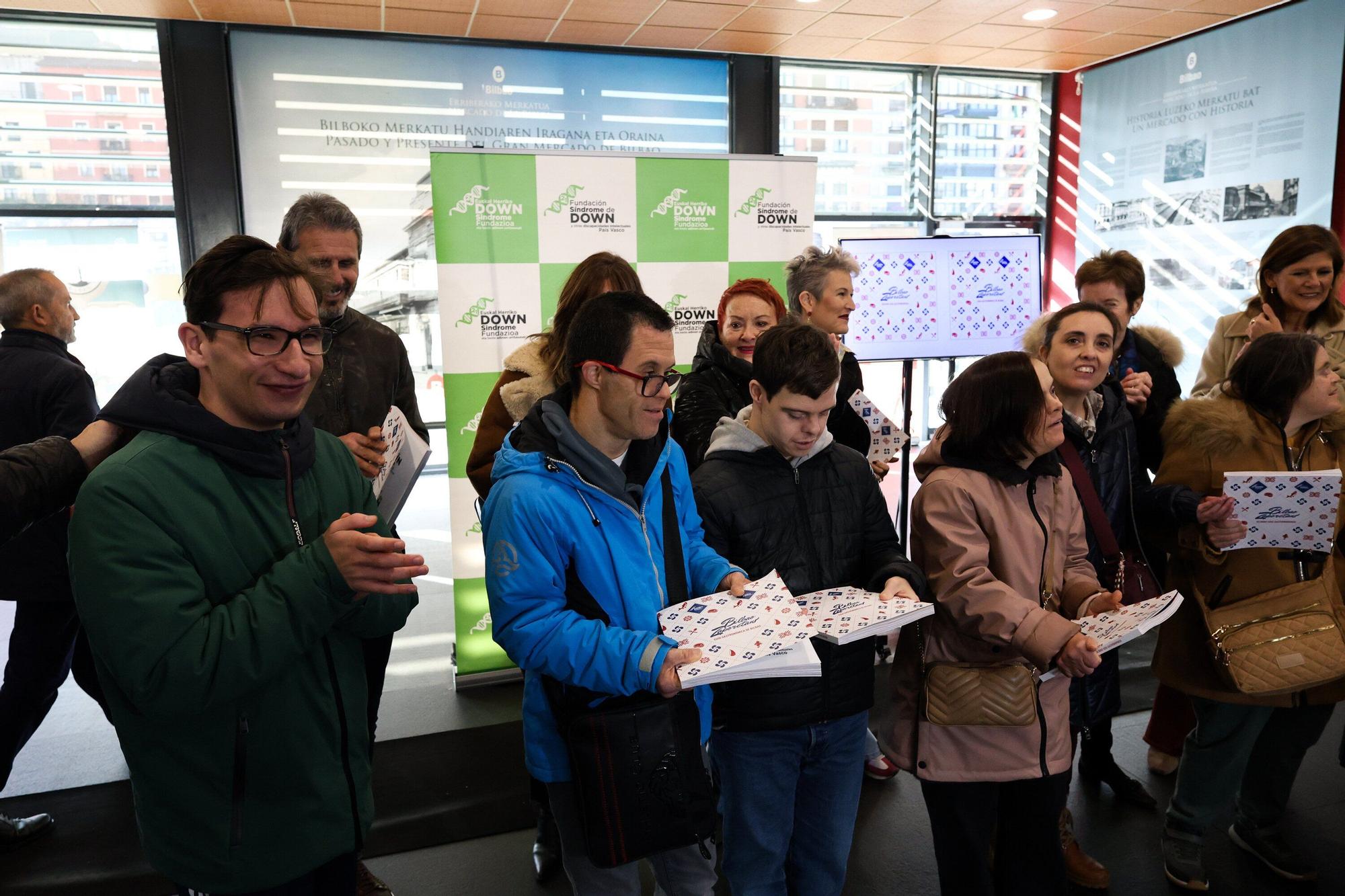 En imágenes: La Fundación Síndrome de Down presenta la guía gastronómica 'Bilbao Zaporetan'