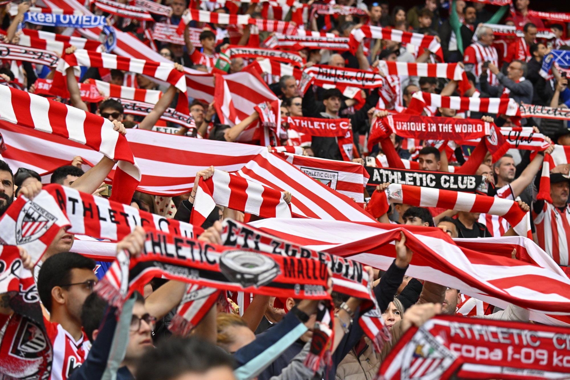 En imágenes: ¿Has estado en San Mamés viendo el Athletic-Real Oviedo? Búscate en nuestra galería